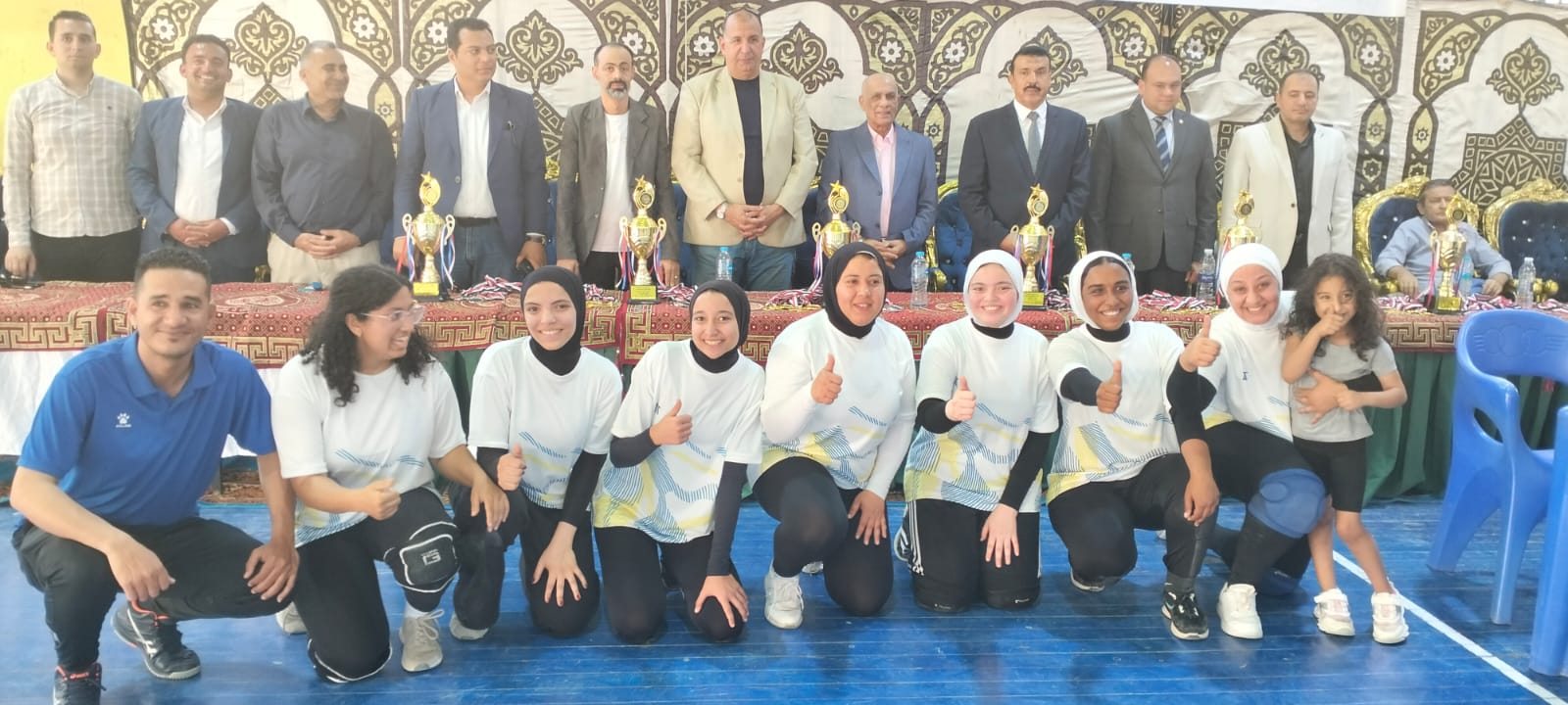 ختام الدوري الرياضي وتصفيات الكرة النسائية