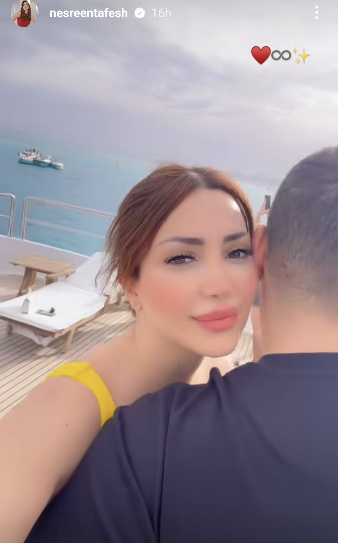 نسرين طافش مع زوجها احمد جوهر نسرين طافش مع زوجها احمد جوهر