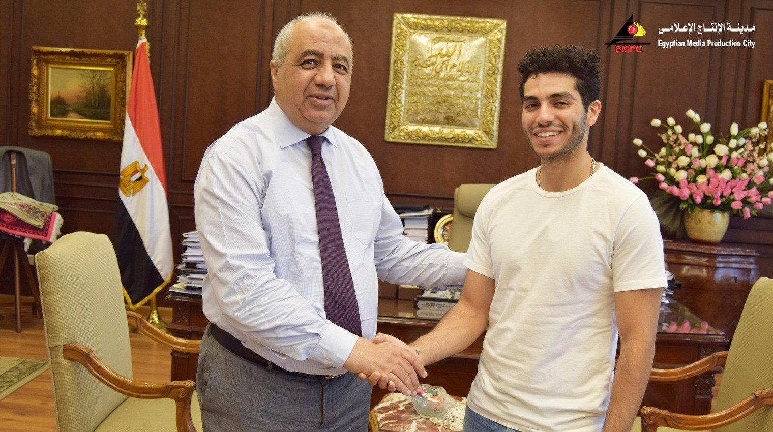 مينا مسعود يزور مدينة الإنتاج الإعلامى مينا مسعود يزور مدينة الإنتاج الإعلامى