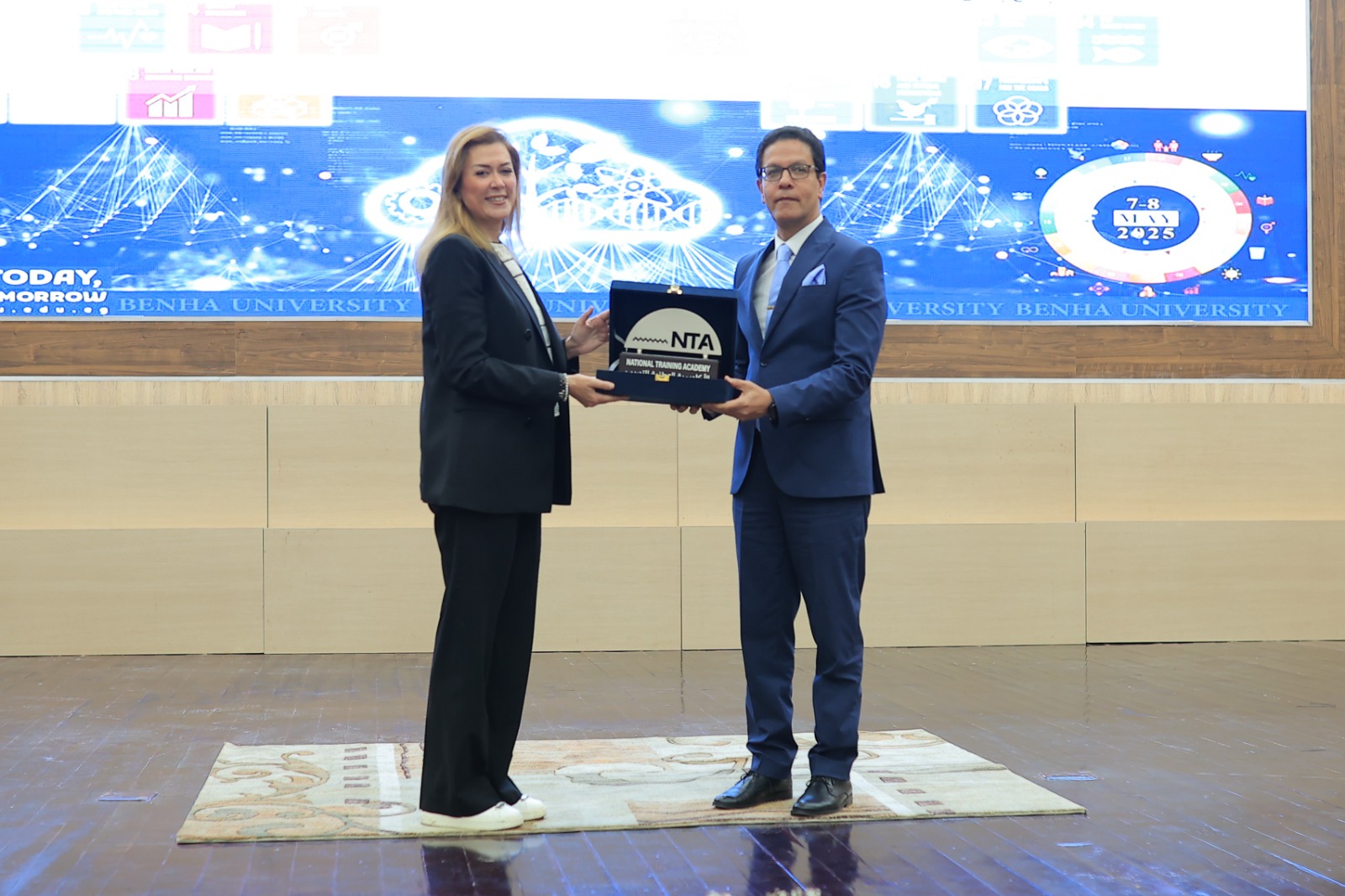 الدكتور ناصر الجيزاوي يستقبل المدير التنفيذى للأكاديمية الوطنية للتدريب