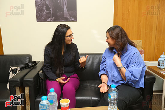 ريم بسيوني مع علا الشافعي ريم بسيوني مع علا الشافعي