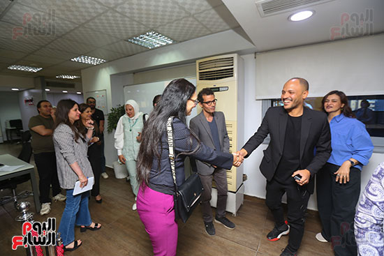 في صالة التحرير في صالة التحرير