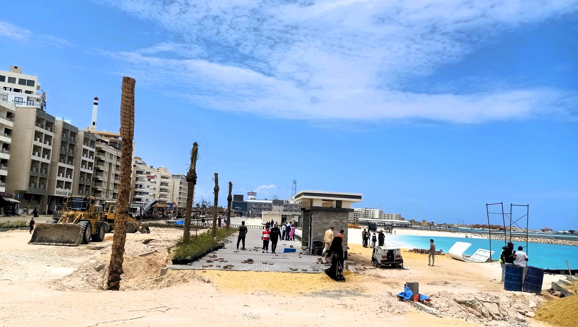 اعمال تطوير كورنيش مطروح اعمال تطوير كورنيش مطروح