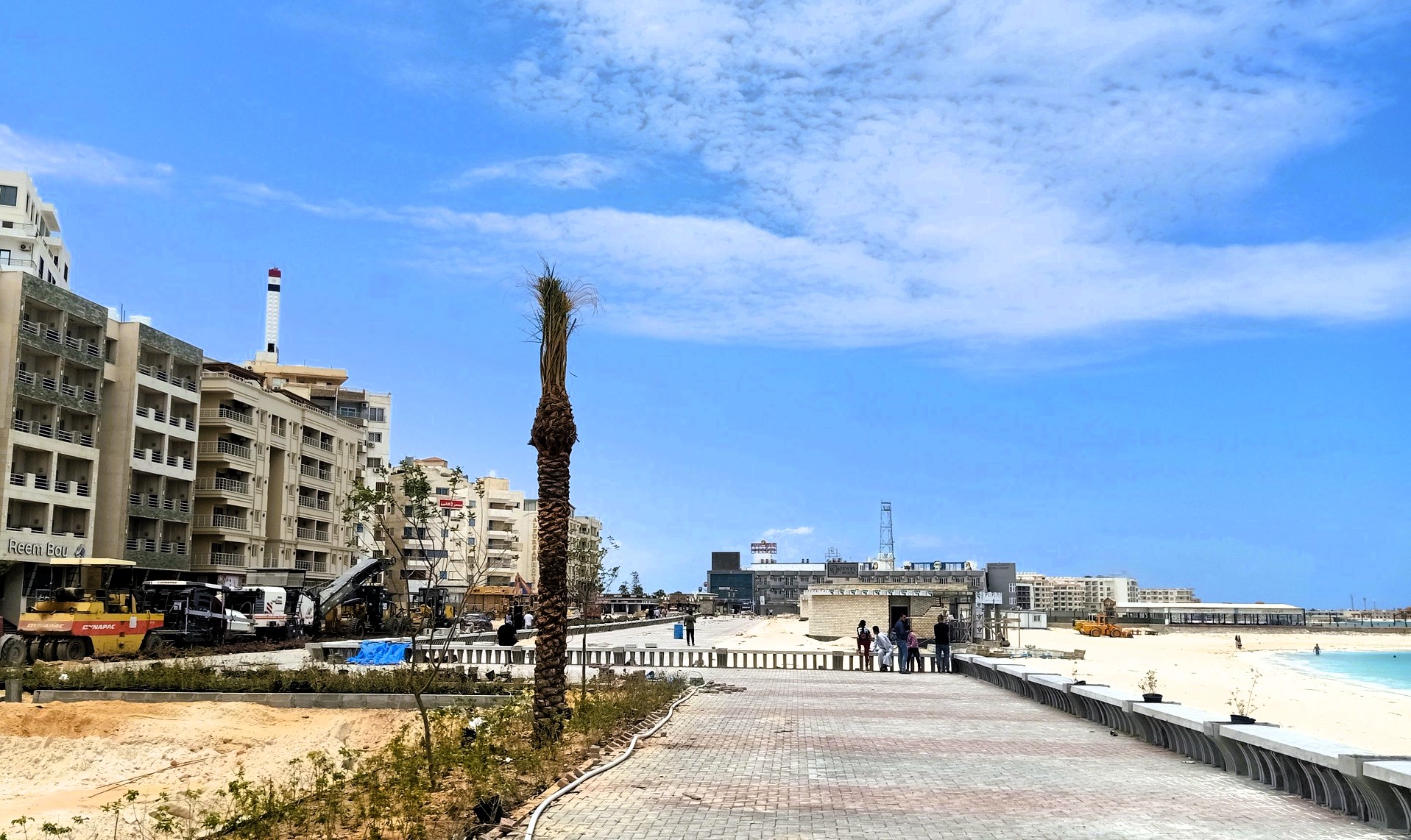 جانب من تطوير وتوسعة كورنيش مطروح جانب من تطوير وتوسعة كورنيش مطروح
