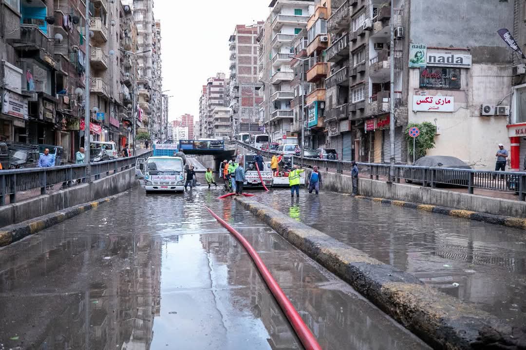 تصريف المياه من الانفاق