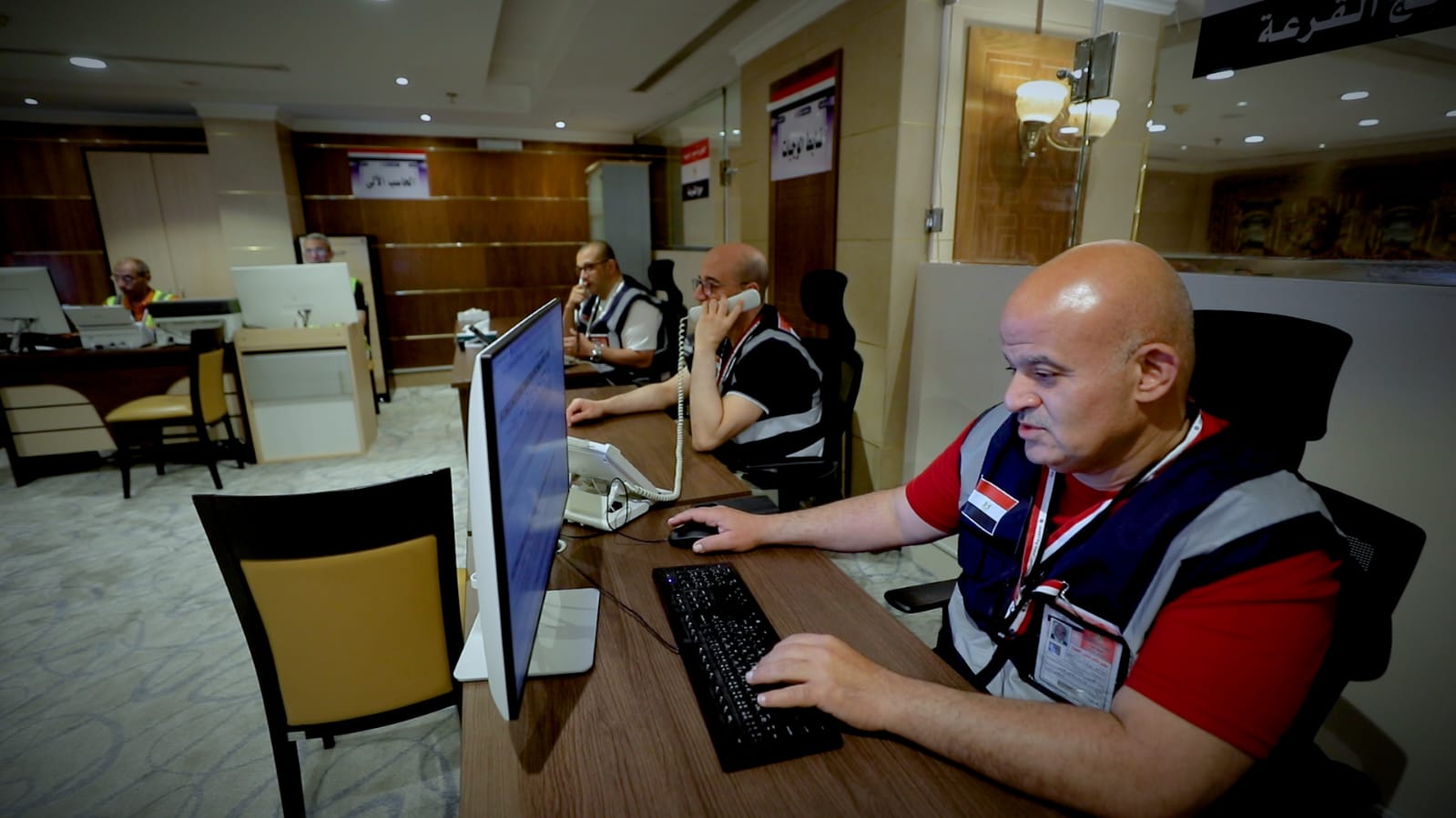 غرفة عمليات بعثة حج القرعة (6)