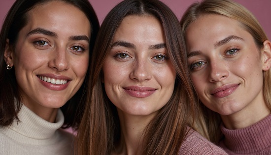 انواع مختلفة للبشرة