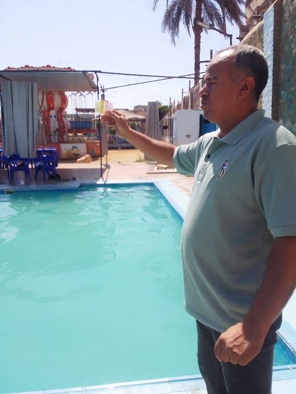 سحب عينات من محطات المياه بالجولات الصحية سحب عينات من محطات المياه بالجولات الصحية
