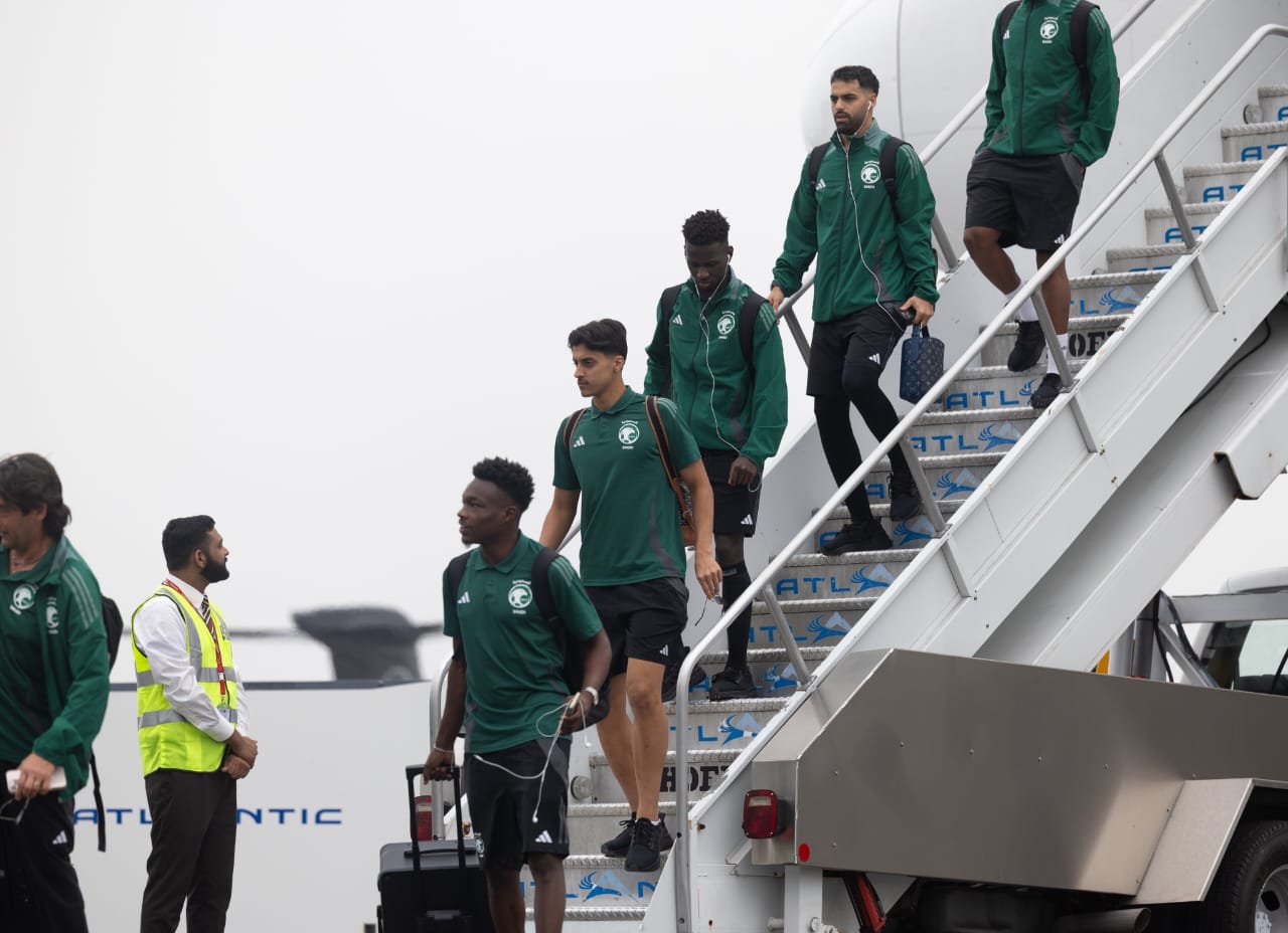 وصول المنتخب السعودي (1)