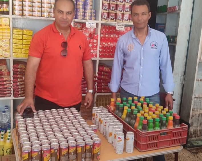 جانب من المضبوطات في الحملة جانب من المضبوطات في الحملة