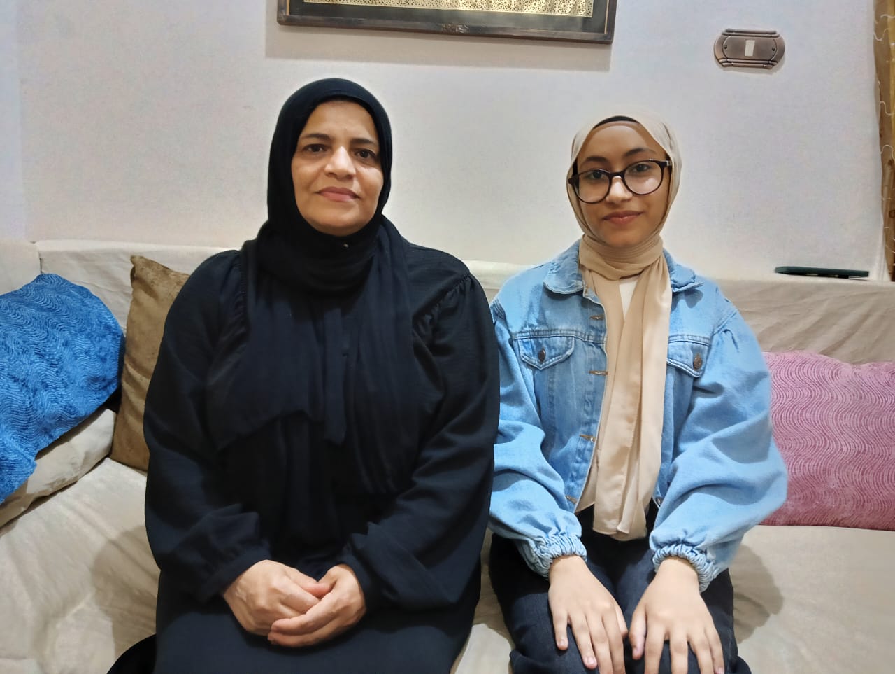 ريتال مع والدتها