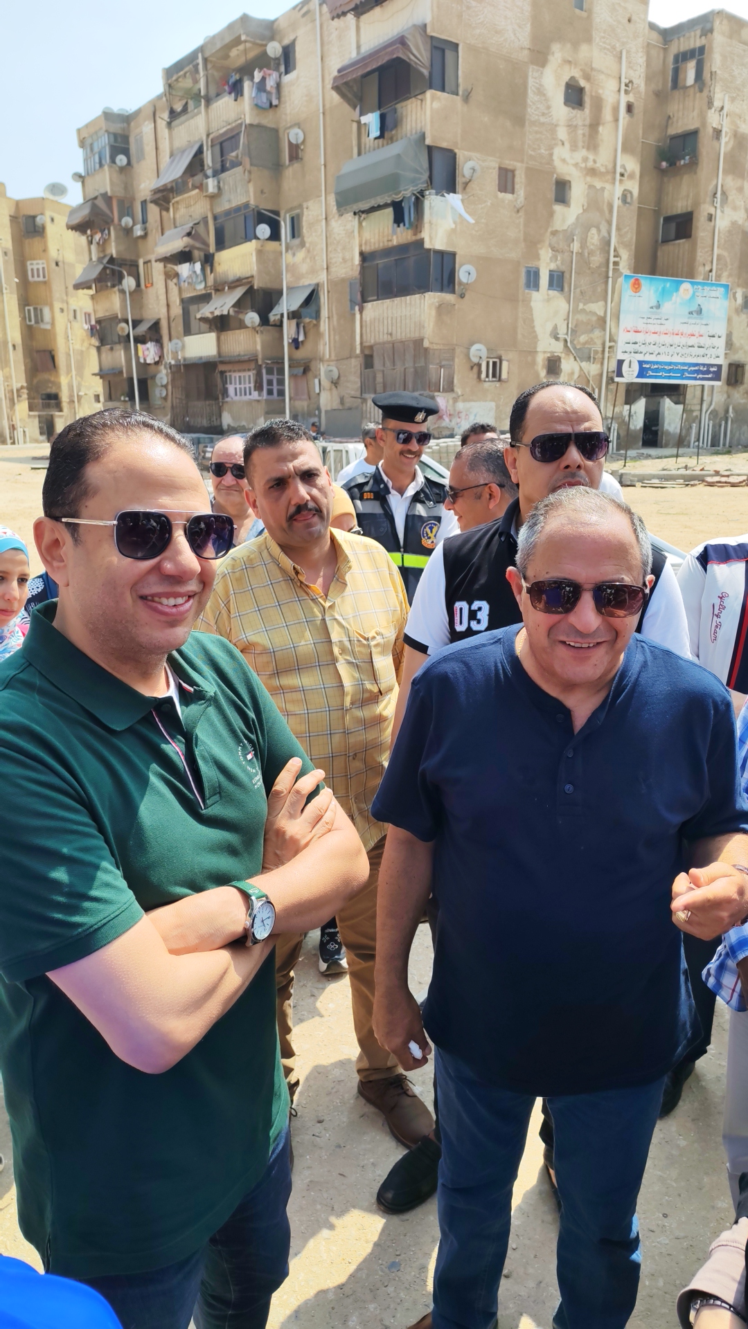 خلال جولة المحافظ خلال جولة المحافظ