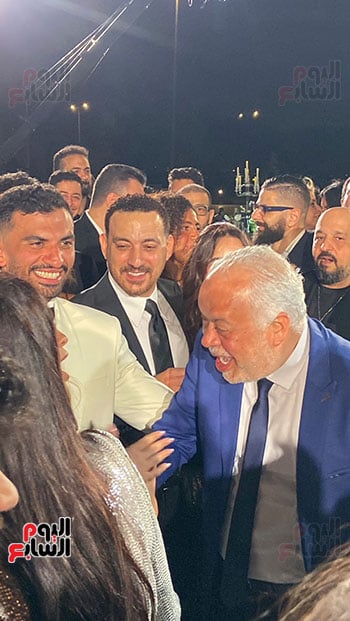 أشرف زكي ودياب فى حفل زفاف منة عدلى القيعي ويوسف حشيش أشرف زكي ودياب فى حفل زفاف منة عدلى القيعي ويوسف حشيش