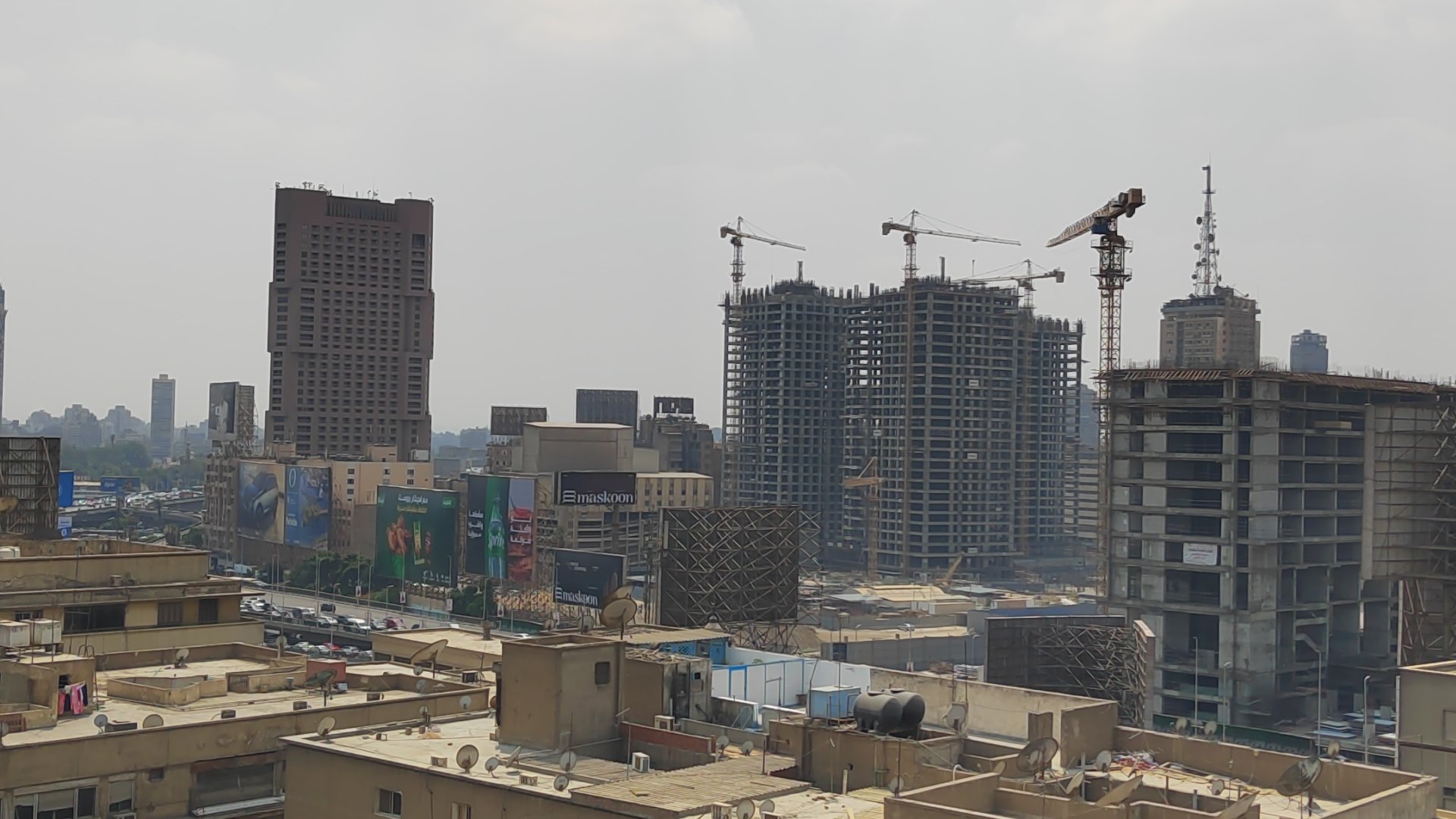 أعمال التطوير الجارية بمشروع مثلث ماسبيرو بالقاهرة أعمال التطوير الجارية بمشروع مثلث ماسبيرو بالقاهرة