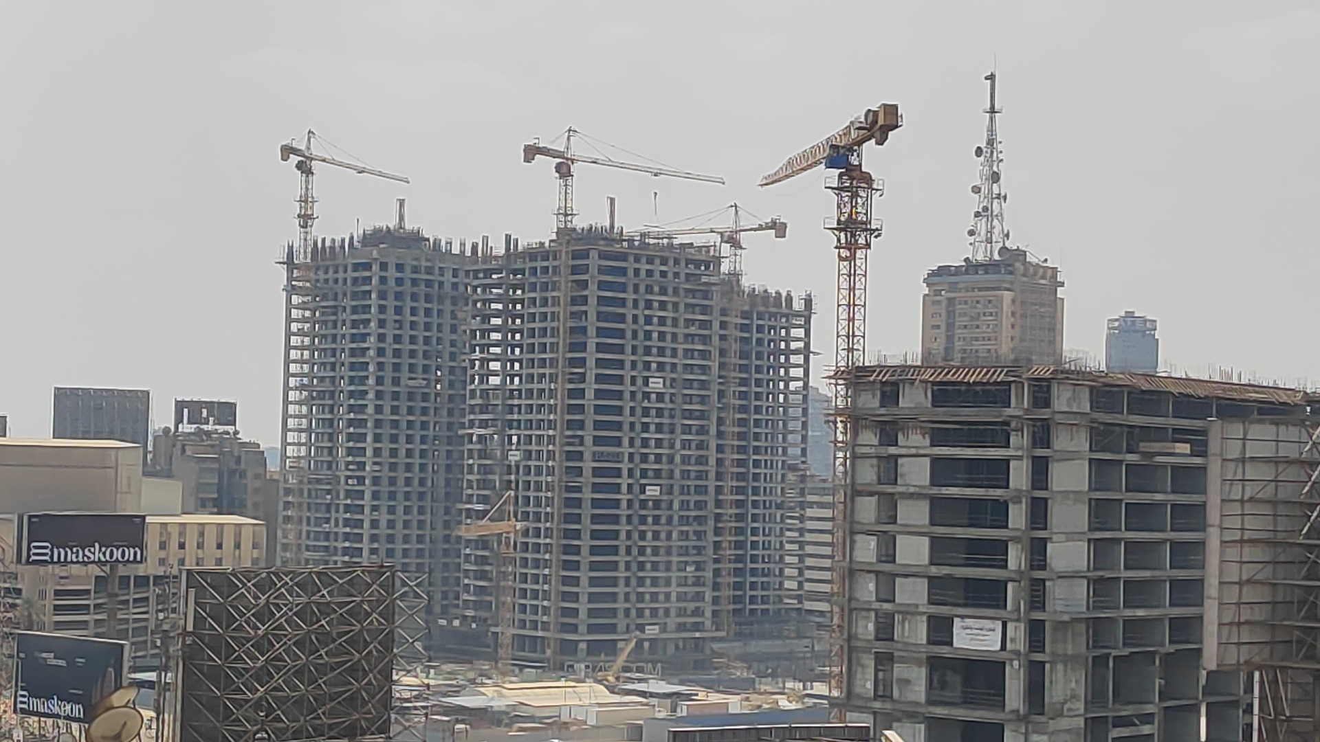 أبراج النيل بمثلث ماسبيرو