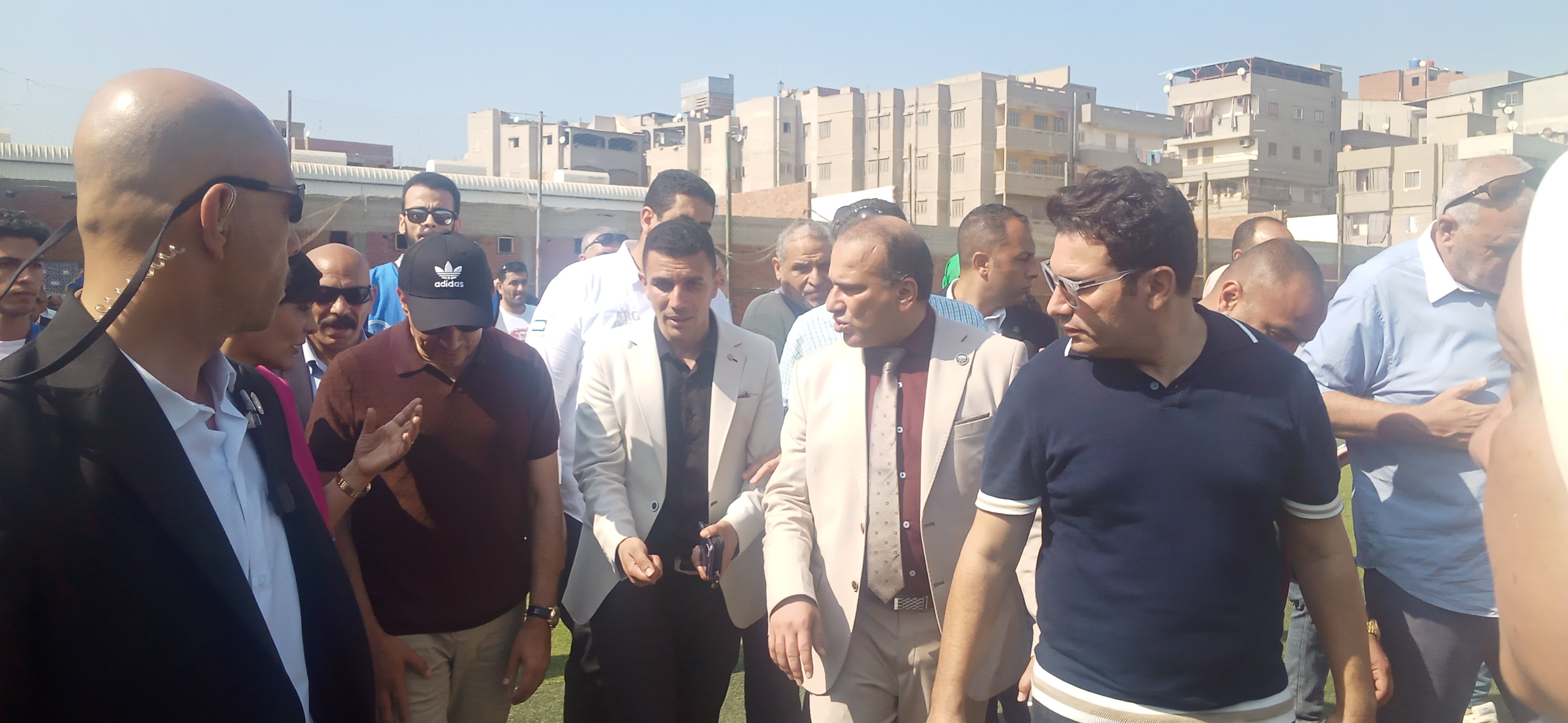 جانب من زيارة وزير الشباب والرياضة بدمياط جانب من زيارة وزير الشباب والرياضة بدمياط