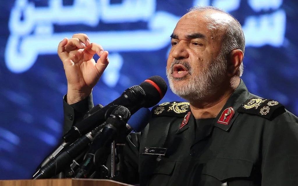 قائد الحرس الثورى الإيرانى حسين سلامى