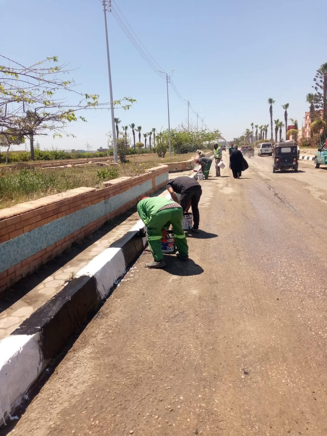 تطوير الشوارع والأرصفة بجمصة تطوير الشوارع والأرصفة بجمصة