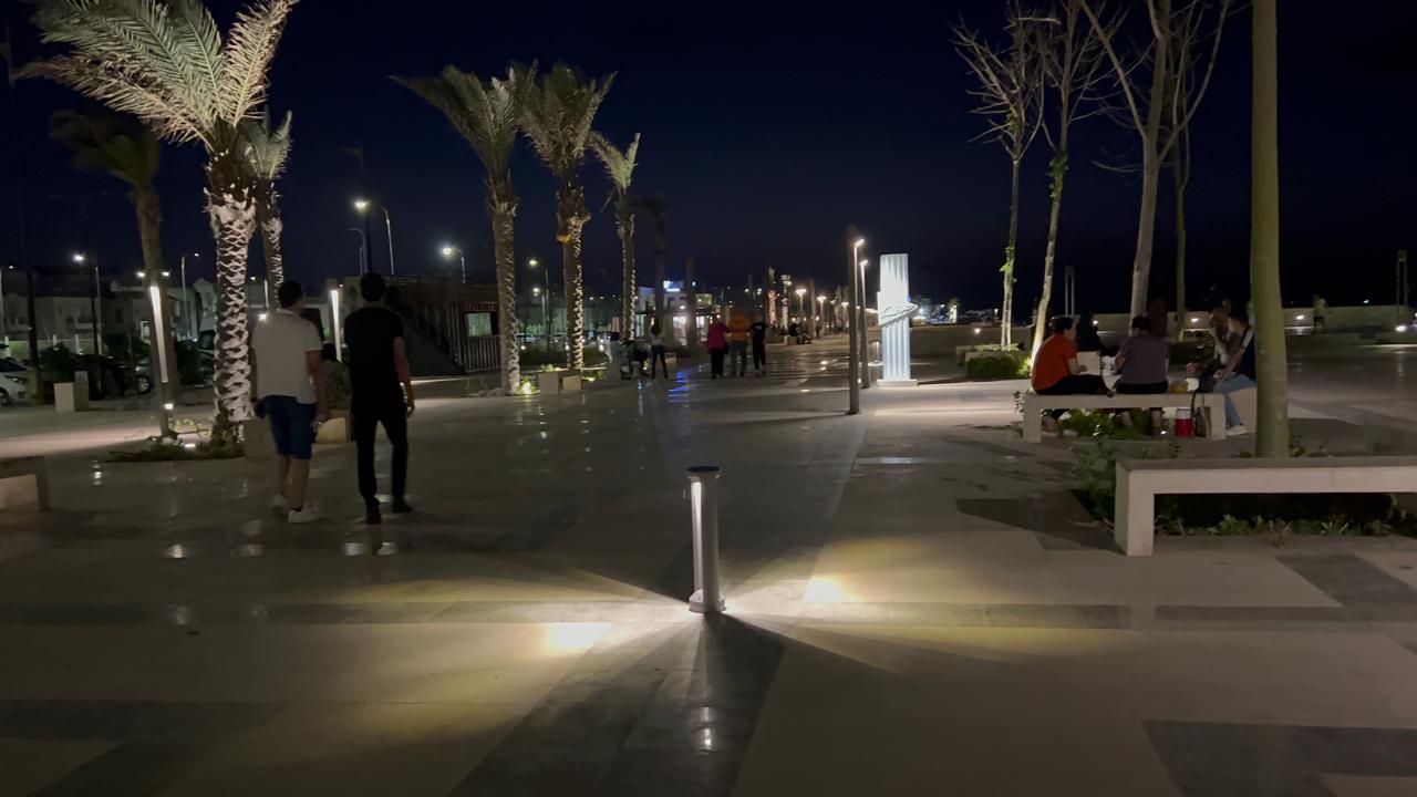 جمال كورنيش المنصورة الجديدة ليلا جمال كورنيش المنصورة الجديدة ليلا