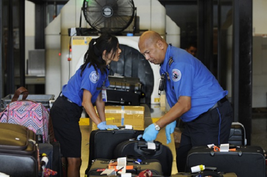 تفتيش الحقائب