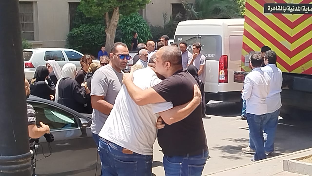 جنازة نجل الموسيقار صلاح الشرنوبى