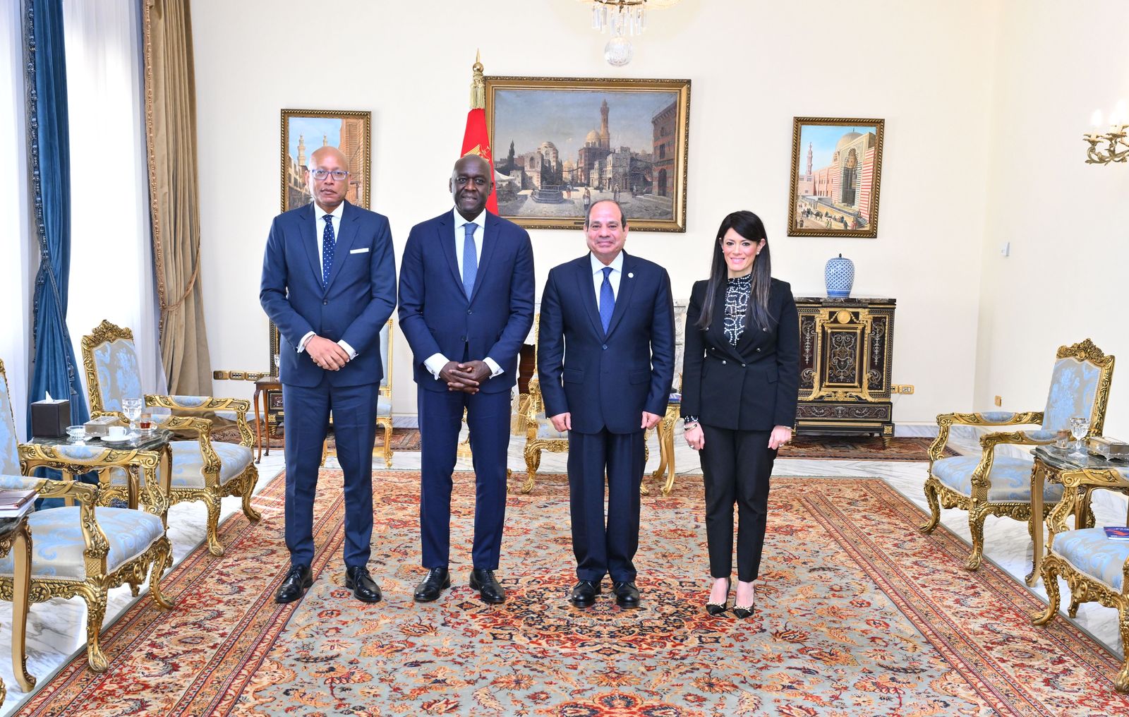 الرئيس السيسي يستقبل الرئيس التنفيذي لمؤسسة التمويل الدولية 1 الرئيس السيسي يستقبل الرئيس التنفيذي لمؤسسة التمويل الدولية 1