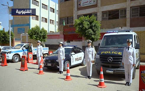 جانب من قوات التأمين جانب من قوات التأمين