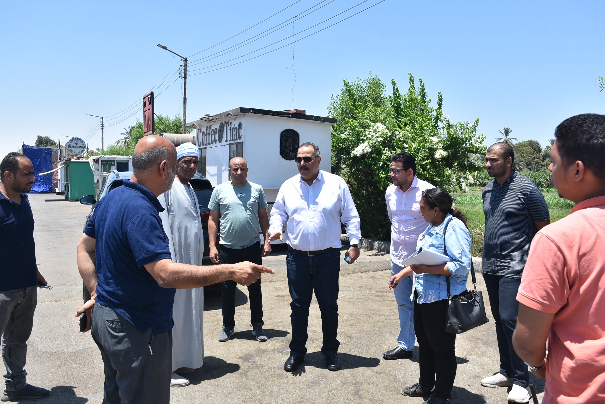 مياه الأقصر تبحث إمكانية توصيل خدمة الصرف الصحي لمنطقة شارع مصر