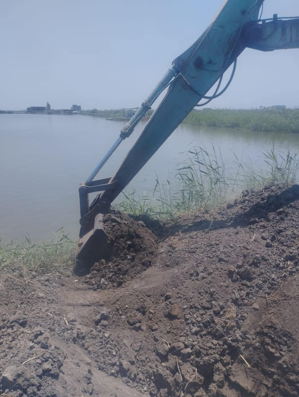 ازاله مزارع سمكية جنوب بورسعيد