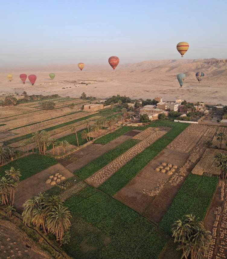 التحليق اليومى لرحلات البالون الطائر فى الأقصر التحليق اليومى لرحلات البالون الطائر فى الأقصر