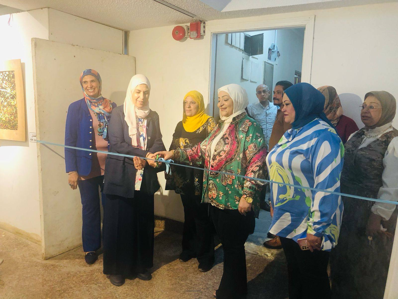 جانب من افتتاح المعرض