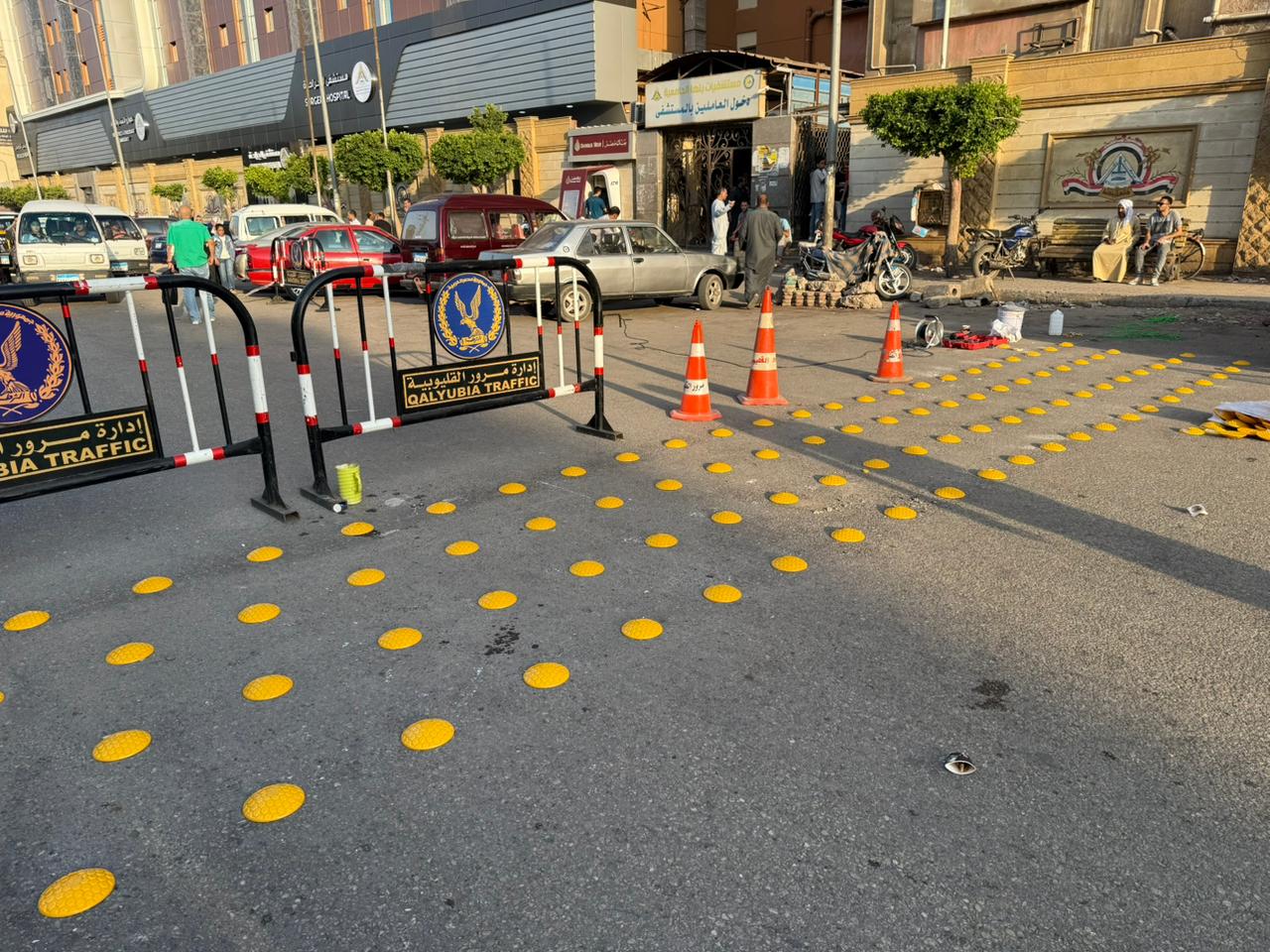 بعد تركيب المطبات