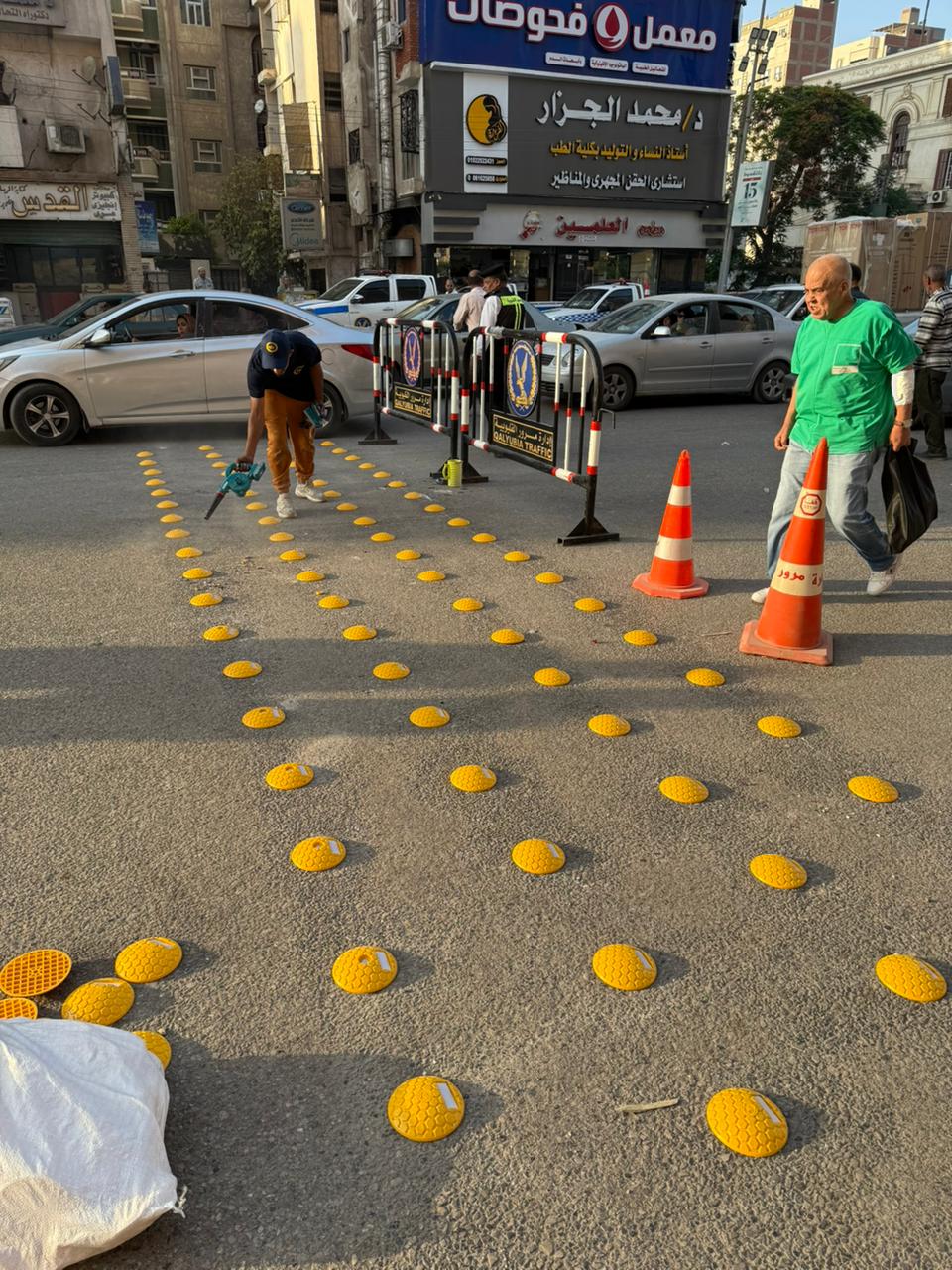 أثناء تركيب المطلبات الصناعية