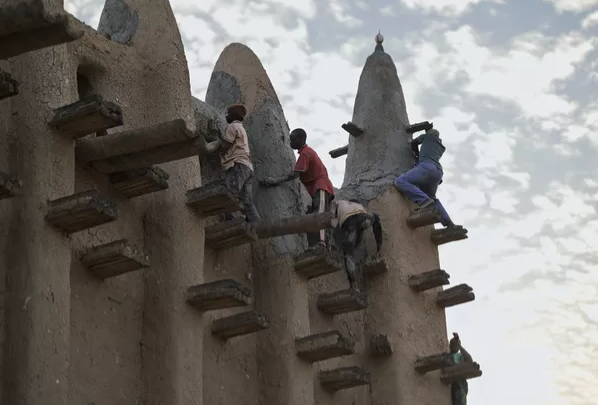 مسجد جينيه مدرج بالتراث العالمى باليونسكو مسجد جينيه مدرج بالتراث العالمى باليونسكو