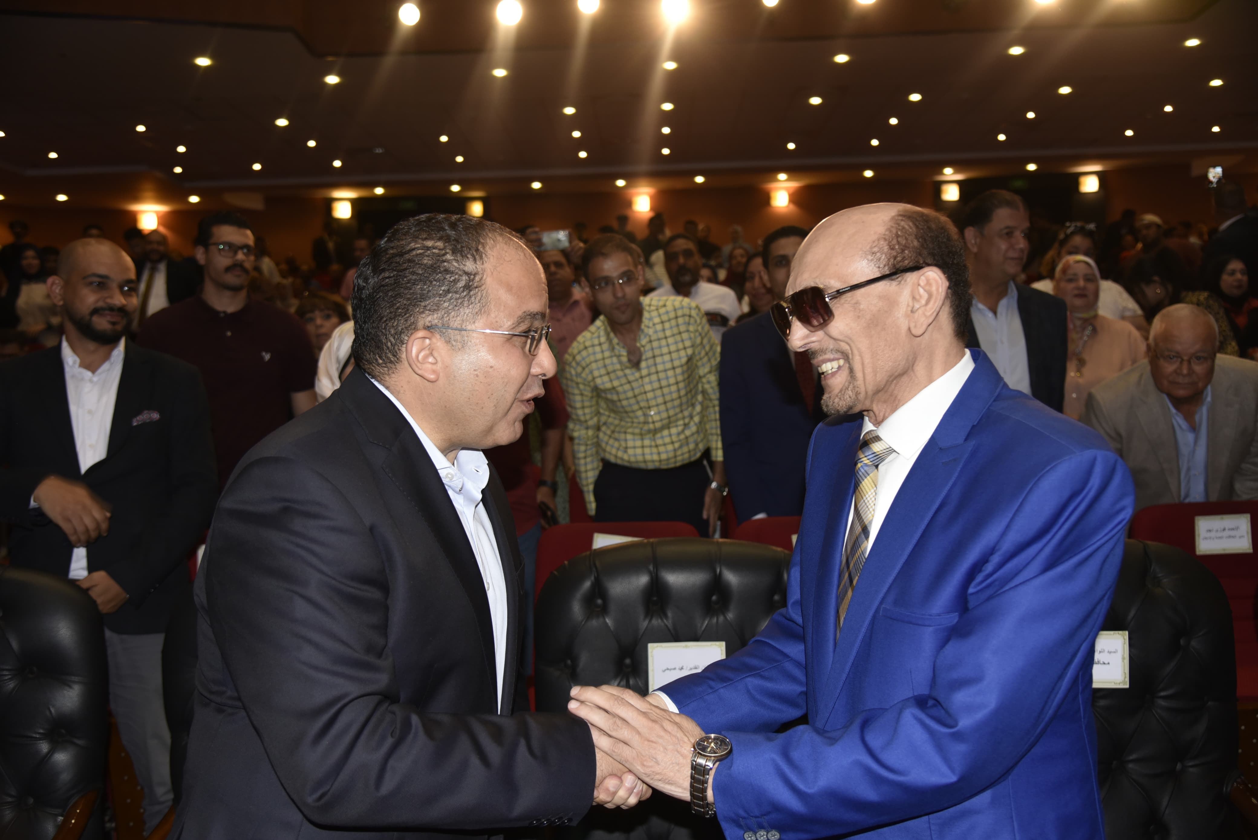 الفنان محمد صبحي والنائب عادل اللمعي الفنان محمد صبحي والنائب عادل اللمعي