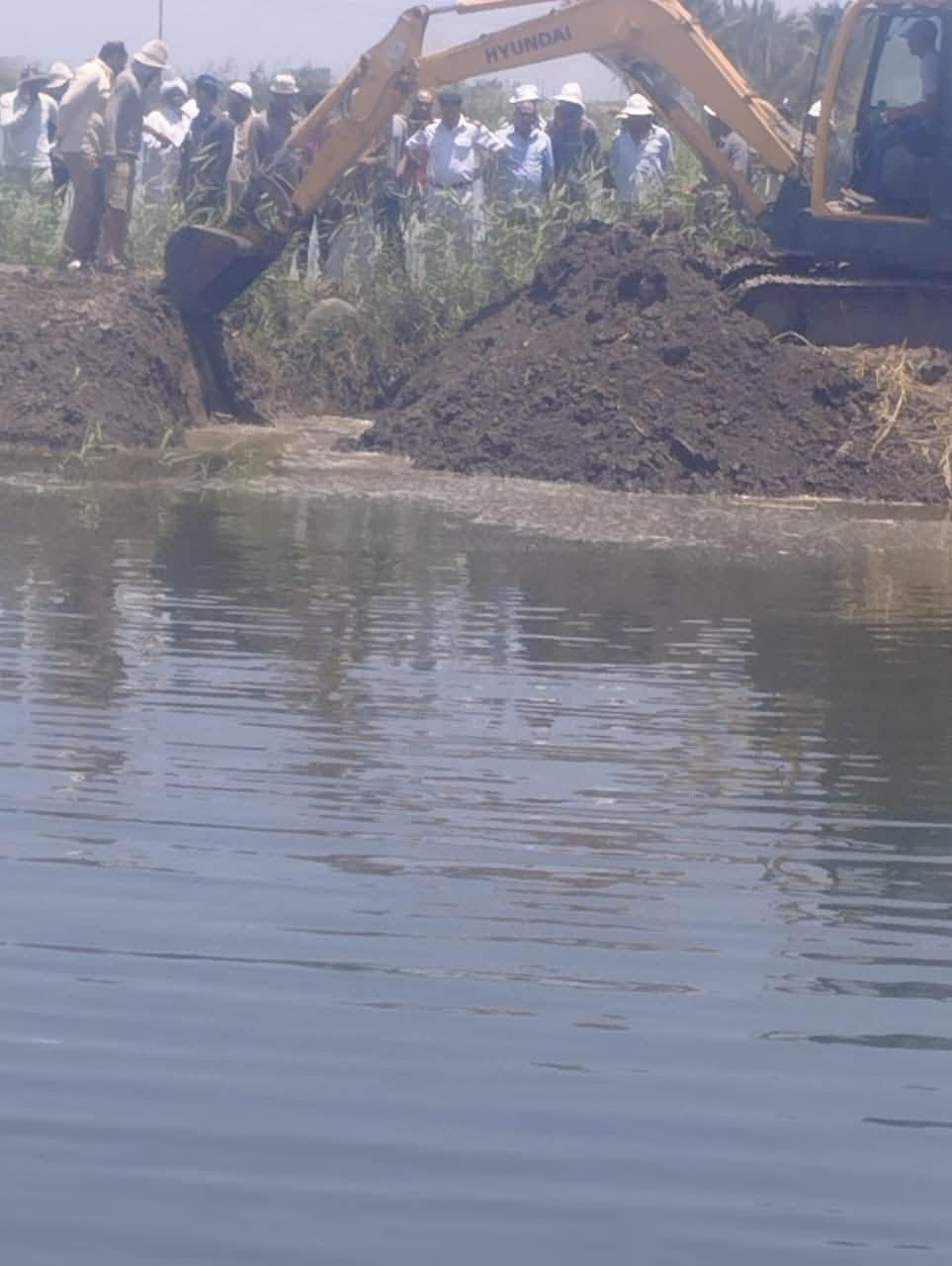 ازاله مزارع سمكية شمال سهل الحسينية ببورسعيد