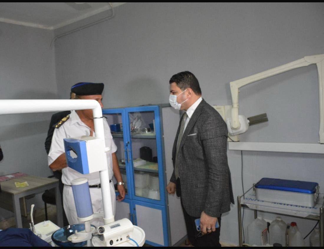 الاطمئنان على الوضع الصحى