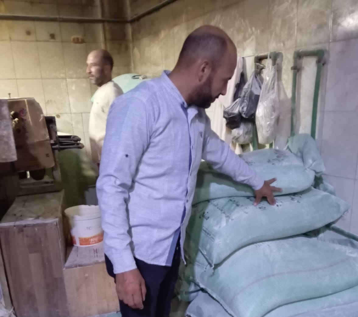 التأكد من أرصدة المخابز من الدقيق