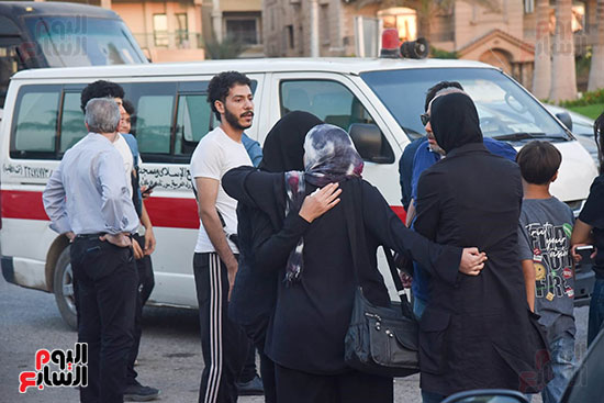 جنازة والدة المخرجة سارة وفيق (1)