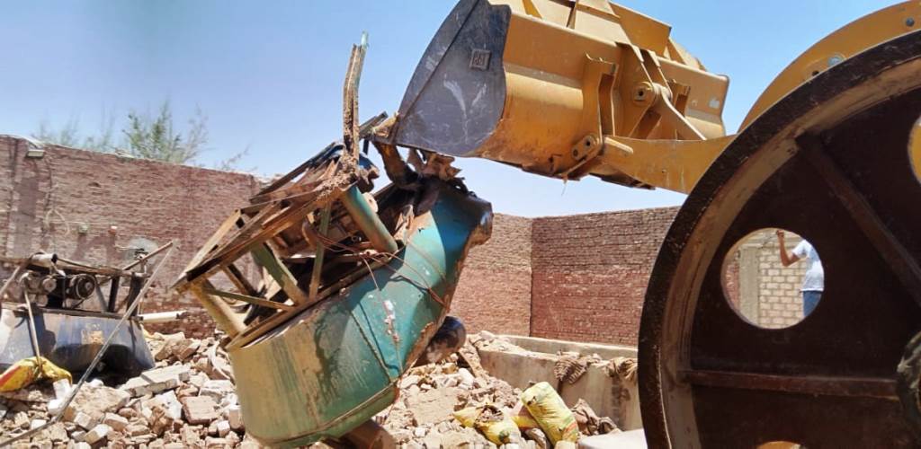 إزالة كسارات وطواحين الذهب