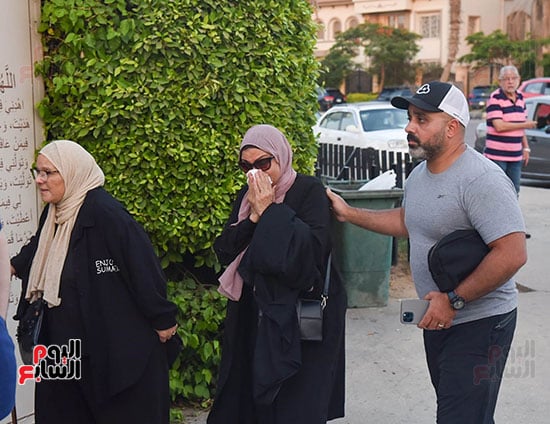 جنازة والدة المخرجة سارة وفيق (5)