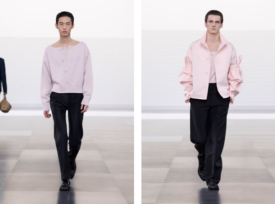 اللون البينك موضة الملابس الرجالى لعام 2025