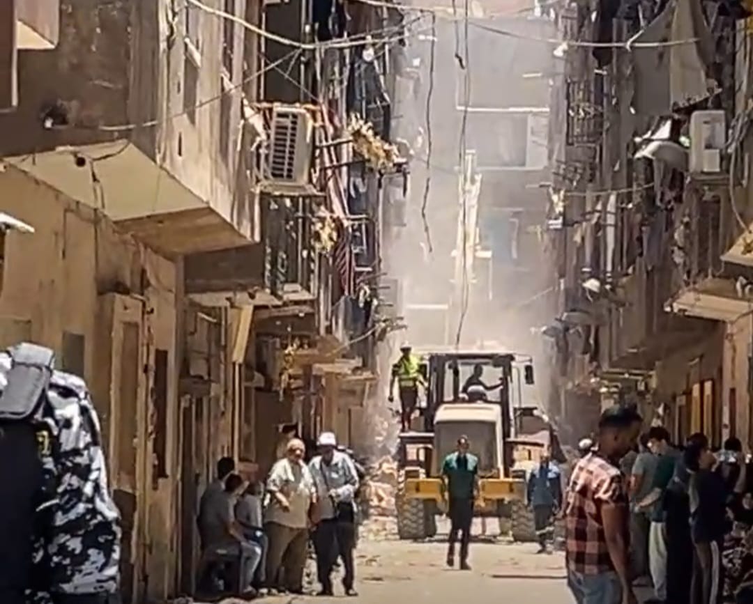 البحث عن مفقودين بعقار حدائق القبة