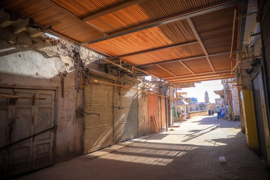 مشروع قومى جديد لإعادة تأهيل سقيفة شارع البازارات السياحية مشروع قومى جديد لإعادة تأهيل سقيفة شارع البازارات السياحية