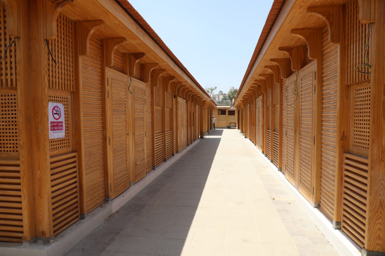 اعمال تطوير حديقة الأزبكية (4)