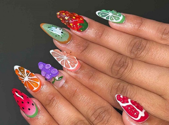 تصميم الفواكه