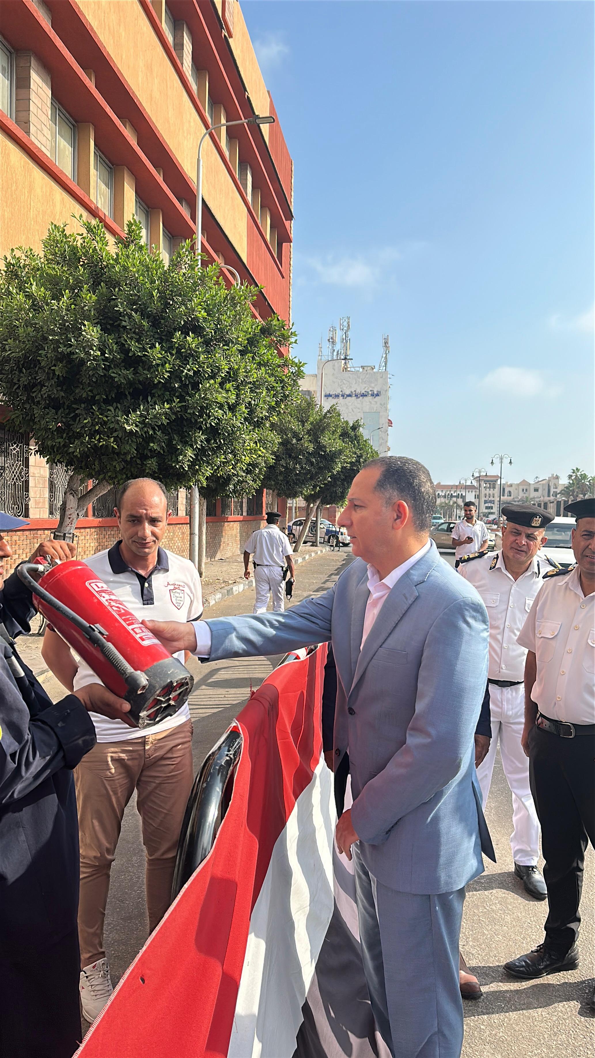 تفقد مدير الامن
