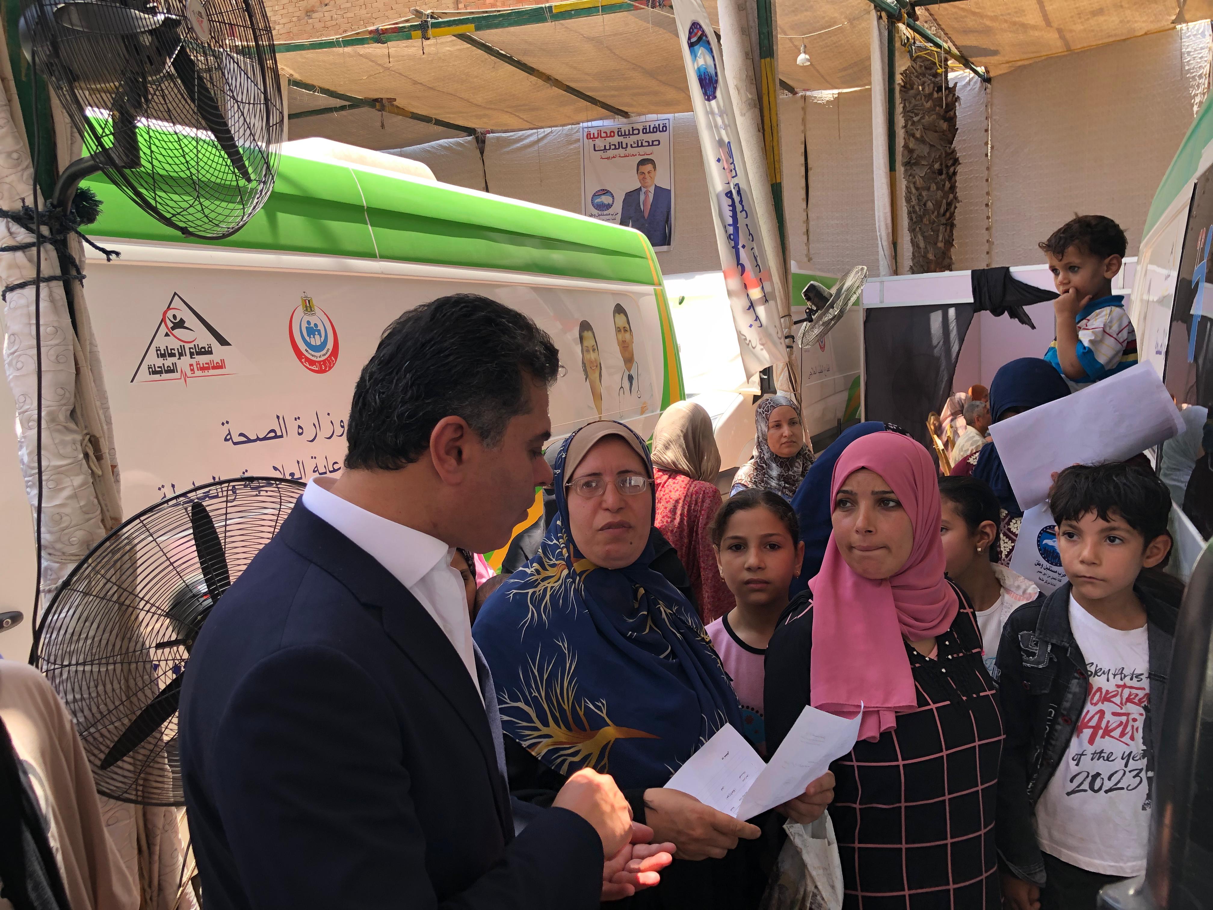 قافلة طبية بقرية نفيا قافلة طبية بقرية نفيا