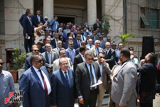 وقفة احتجاجية من المحامين داخل نقابتهم (1)