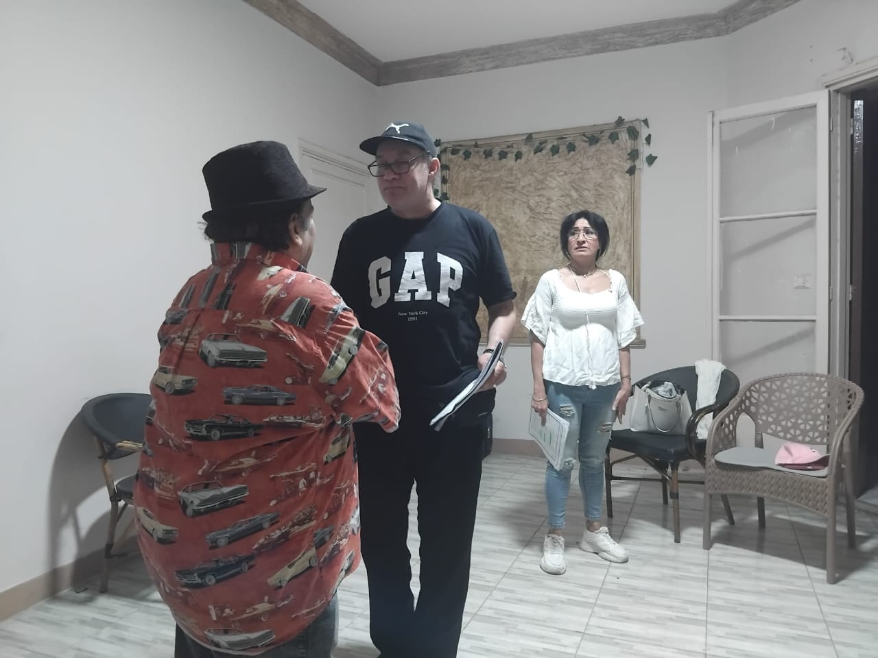 بروفات مسرحية "كتاتونيا"